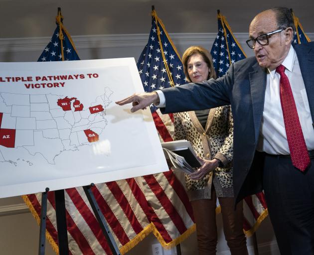 Donald Trump's lawyer Rudy Giuliani. Photo: Getty Images