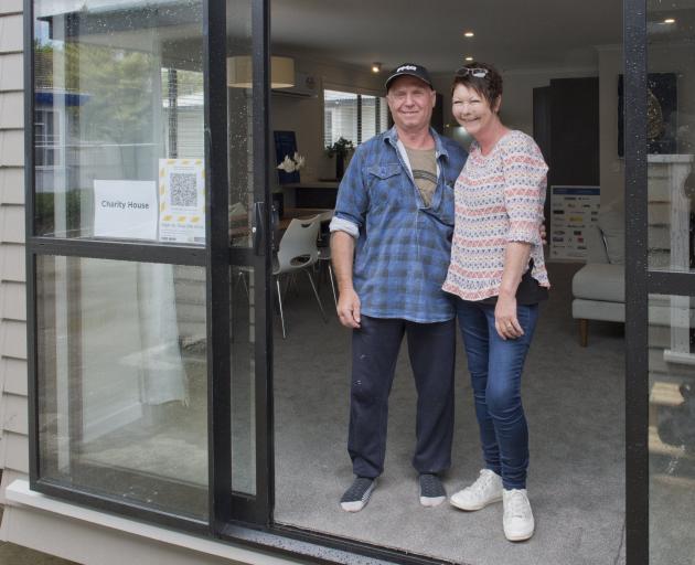 Barry and Karen Rowe, of Dunedin, bought the student-built Otago Polytechnic charity house....