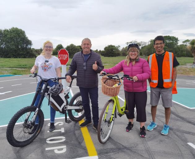 (From left) – East x East co-ordinator Hannah Watkinson, Burwood councillor Phil Mauger, Coastal...