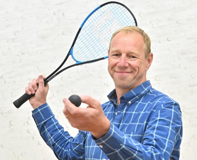 New Squash New Zealand chief executive Martin Dowson at the Squash Otago courts yesterday. PHOTO:...