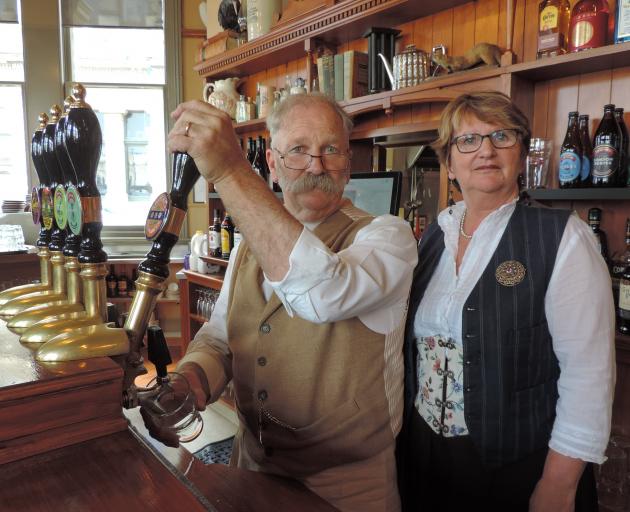 Criterion Hotel new lessees Herbert and Marise Martin reopened the establishment in Oamaru...
