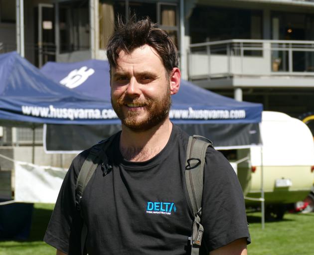 New Zealand National Tree Climbing men's winner Dom Ritter, of Dunedin. PHOTO: TRACEY ROXBURGH