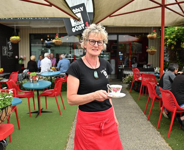 The Wobbly Goat Cafe owner Sarah Moore said she was anxious not to disappoint her customers by...