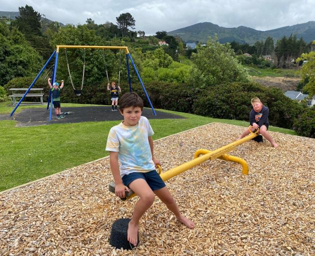 A seesaw upgrade at Roseneath Playground has left West Harbour boy Harrison 
...