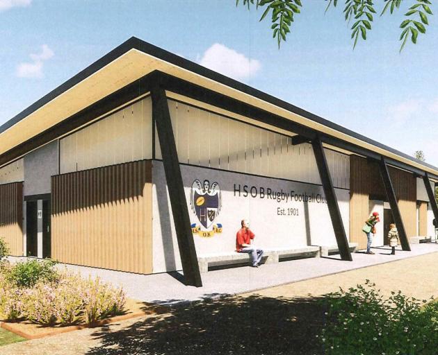 The proposed new changing rooms for North Hagley Park. Photo: Newsline / CCC