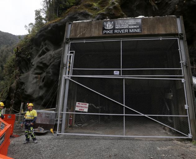 The entrance to the Pike River Mine last year. PHOTO: THE NEW ZEALAND HERALD