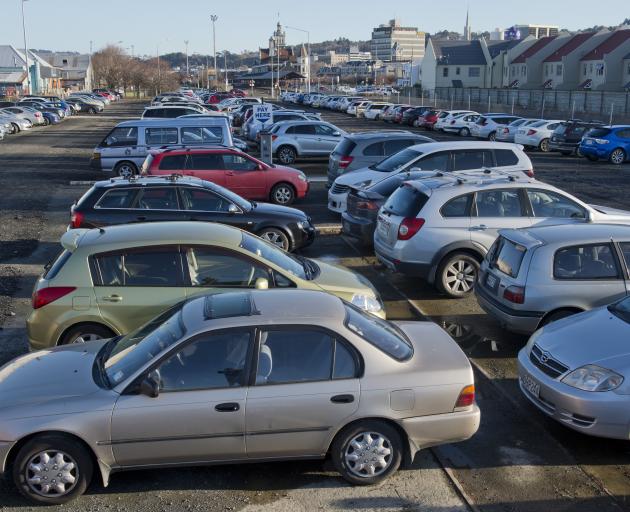 The St Andrew St car park was full this week. PHOTO: GERARD O’BRIEN