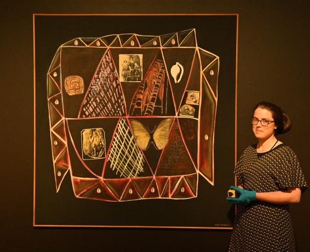 Art on display in the ‘‘In Her Image’’ exhibition includes (clockwise
...