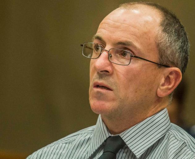 Scott Watson during a hearing in the High Court in 2015. Photo: Pool / John Kirk-Anderson