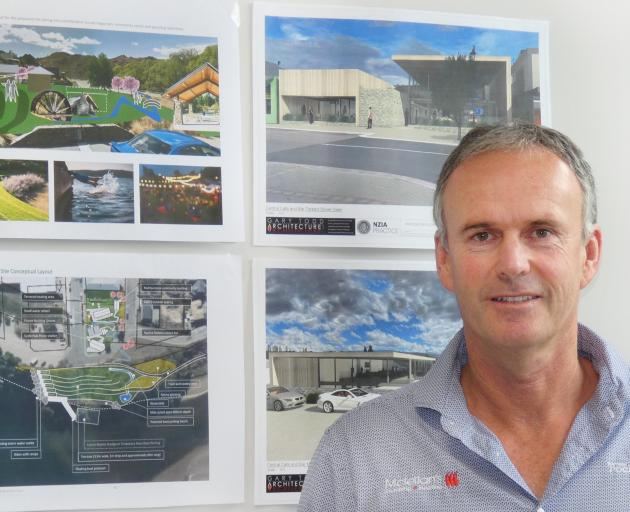 Alexandra businessman Rory McLellan believes his  plans will reinvigorate the town’s  CBD. PHOTO:...