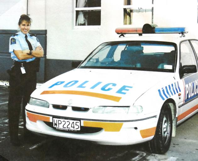  Sergeant Kate Pirovano in 1997 during her early days in the police 
...