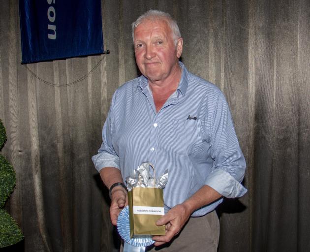 Tikana Wapiti stud owner Dave Lawrence won the reserve champion title with a head from stag Nepia...
