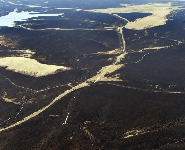 A large fire burnt through more than 4000ha of
...