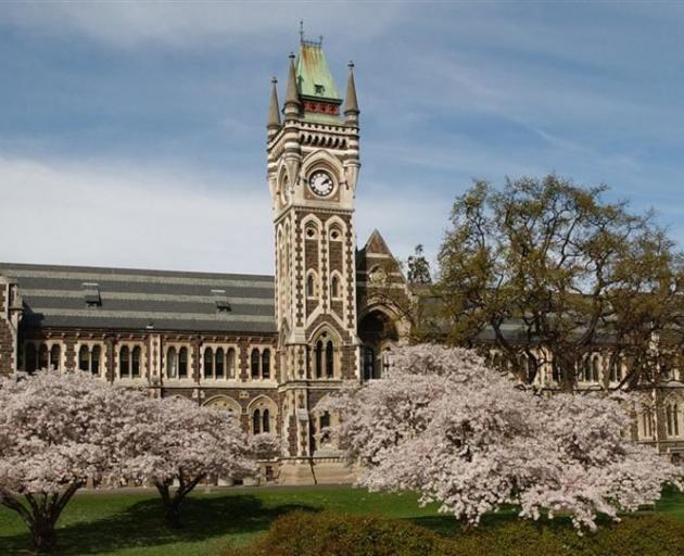 The University of Otago clocktower. Photo: ODT files