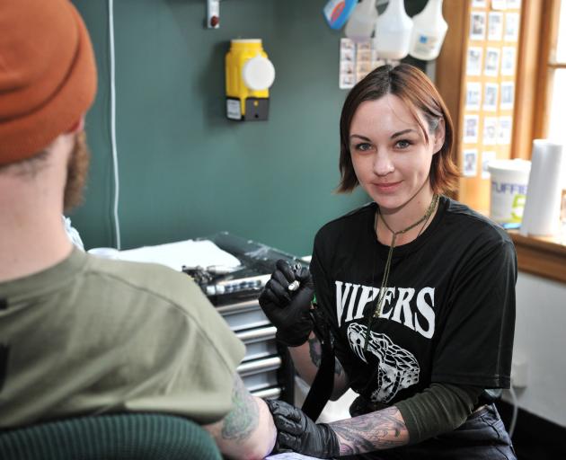 eronica Brett, from Agency Tattoo, says she tries to steer people away from trends. PHOTO:...