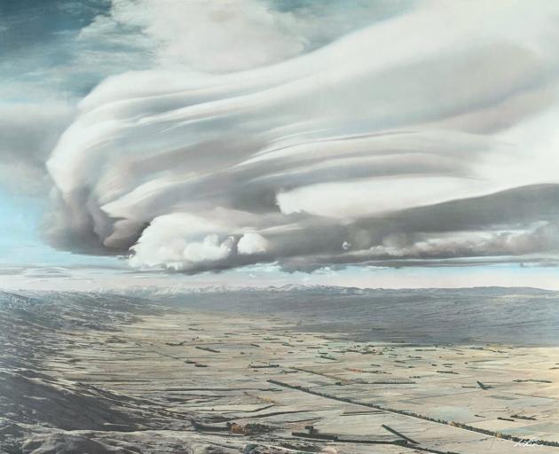 One of Leo White’s favourite photographs was this photo taken in 1951, of a cloud above...