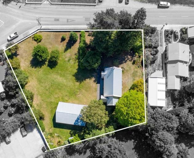 A bird’s-eye view of the Matau St site.