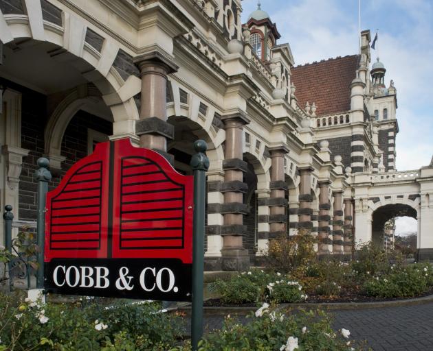 Cobb & Co managing director Ben Gower (inset) is confident the Dunedin Railway Station restaurant...
