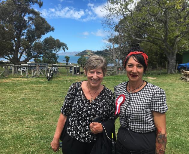 Christchurch Mayor Lianne Dalziel and Duvauchelle A&P Association president Tania Kiely hope to...