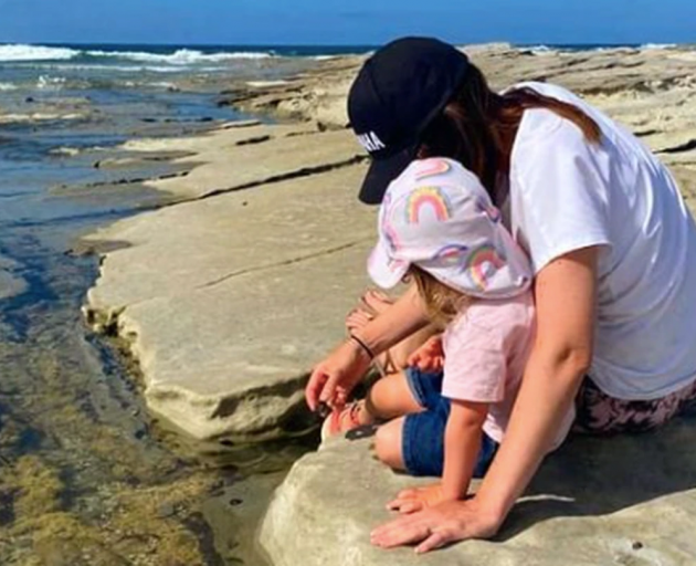 "Just what the doctor ordered," wrote Clarke Gayford about this holiday snap of partner and...