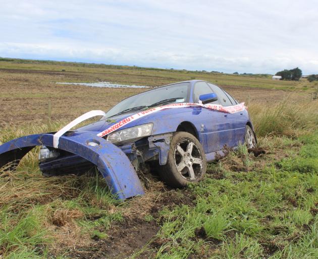 A witness told police they saw three occupants decamping after a vehicle crashed on Bluff Highway...