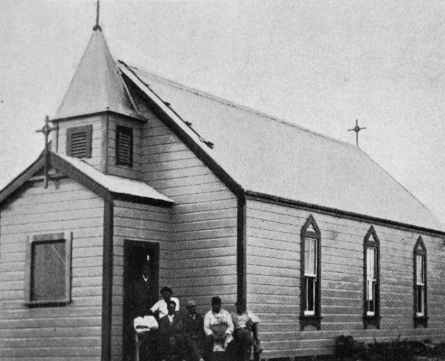 The new undenominational church built by and dedicated to God by Tahu Wiremu  Ratana. — Otago...