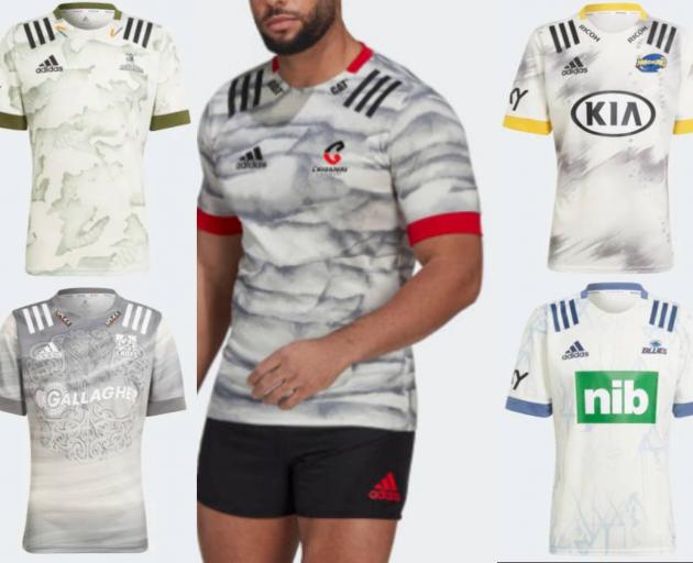 The 2021 Super Rugby jerseys. Photo / Adidas The 2021 Super Rugby jerseys. Photo / Adidas