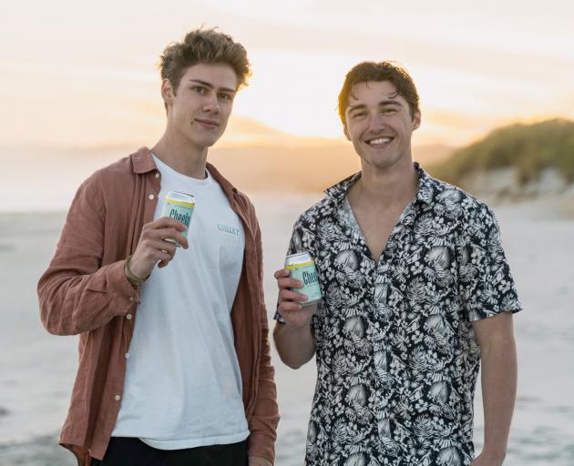 Olivier Despatis (left) and Brendan Yielder have launched New Zealand’s first alcoholic iced tea...