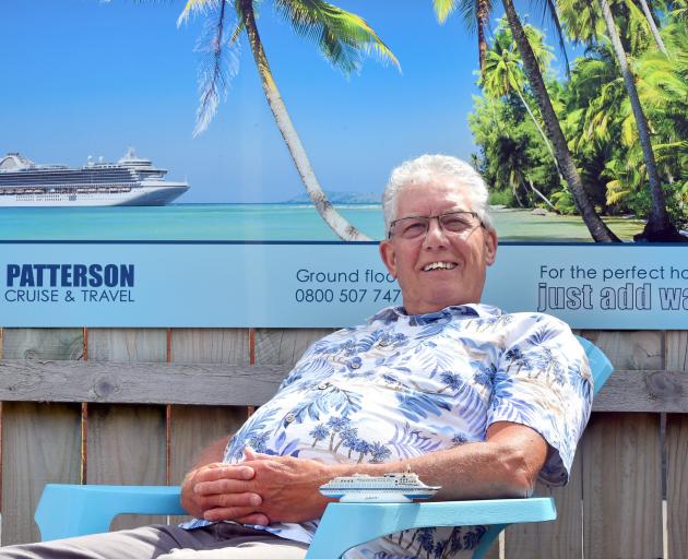 Retiring Dunedin travel agent Murray Patterson (71) relaxes at home. PHOTO: GREGOR RICHARDSON.