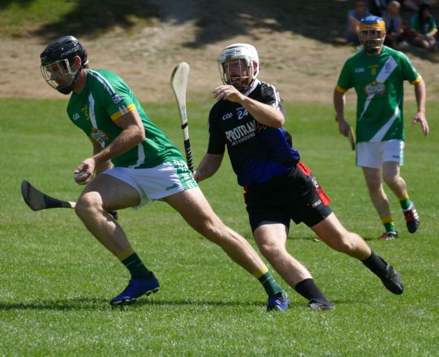 Wellington’s Paddy Dempsey, playing for Queenstown’s Band of Brothers, makes a break from...