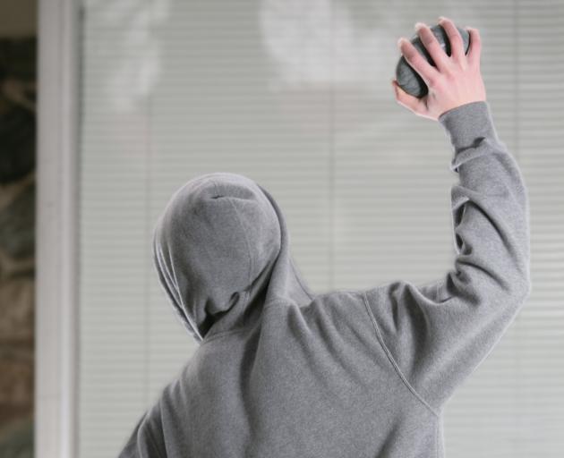 The man resorted to throwing rocks after his attempts to engage in fighting with a youth using...