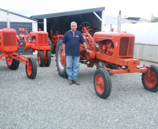 Former Edendale man Neil Irwin restored more than a dozen Allis Chalmers tractors and made a...
