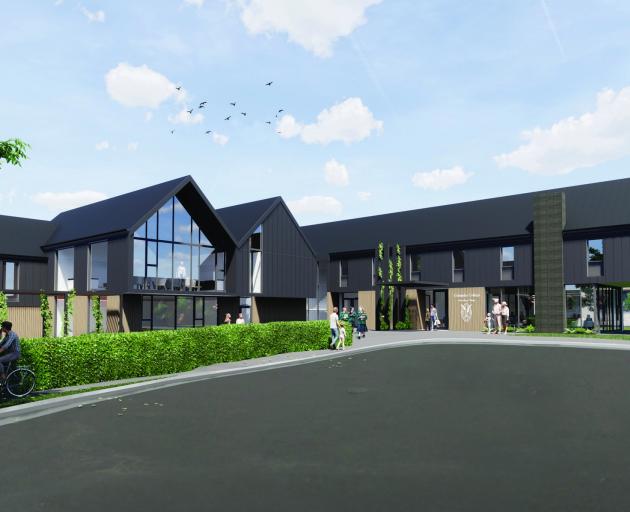 An artist’s impression of a planned new boarding facility to be built at Columba College. IMAGE:...