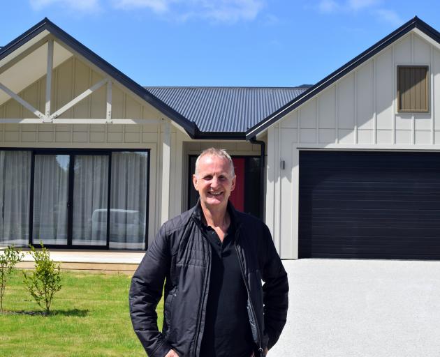 The Grange Lifecare Village director Geoff McPhail visits a villa at the $150million facility in...
