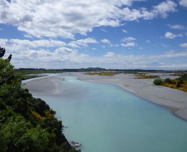 Emergency services weren't sure how the cars ended up in the Waimakariri River. Photo:...