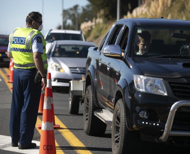 Police have been asked to set up roadblocks as part of the Level 3 restrictions. PHOTO: THE NEW...