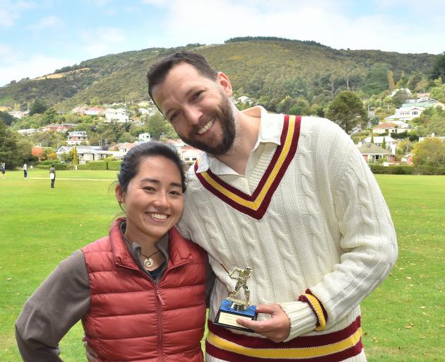 Couple Asuma and David Bainbridge-Zafar were in different camps when it came to whom to support...