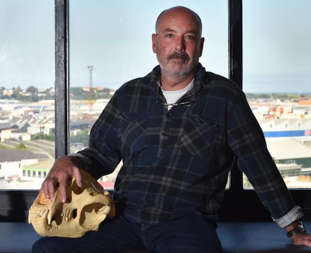 Dunedin natural history film-maker Craig Meade in the new WildBear Aotearoa office. PHOTO: GREGOR...