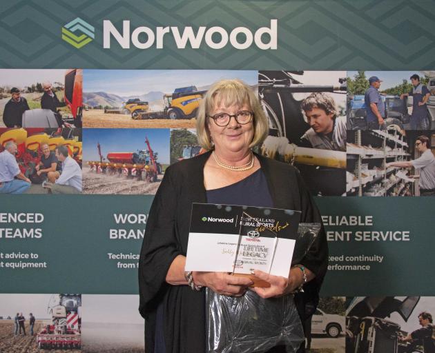 Sally Mallinson was happy to be a joint winner for the Toyota Legacy Lifetime Award for her...