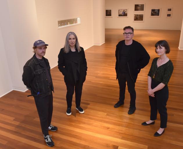 Local artists (from left) Ed Ritchie, Alexandra Kennedy, Justin Spiers and Octavia Cook have been...
