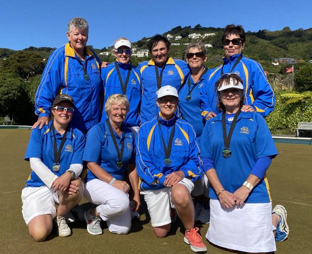 The Dunedin women's team which finished runner-up at the national intercentre championships in...