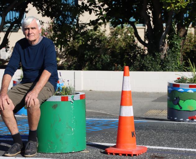 Gore resident Ian Cupit believes the Gore District Council has vandalised Gore streets by placing...