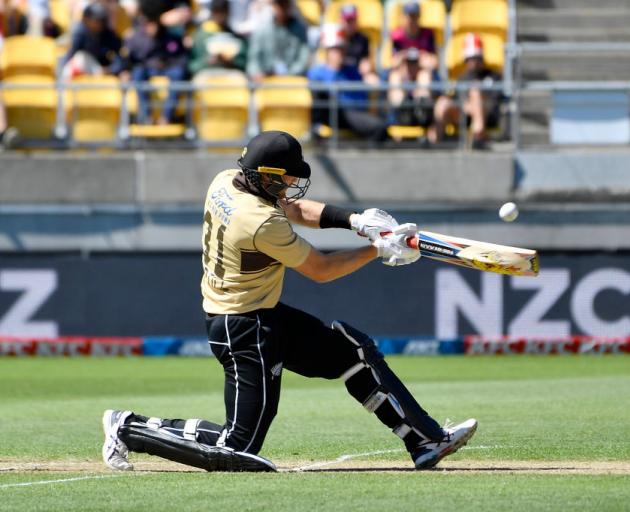 Martil Guptil racked up 71 runs in Wellington. Photo: Getty Images