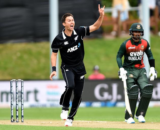 Trent Boult was Man of the Match for his four wickets. Photo: Getty Images