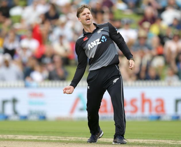 Lockie Ferguson had a successful comeback from injury, claiming 2-25 from his four overs. Photo:...