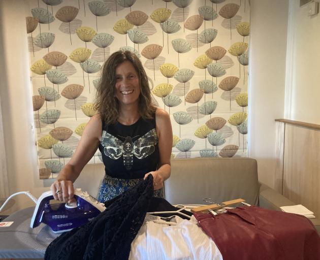 Gina Dempster irons the creases out of her Six Items Challenge outfit choices, on her cradle-to...