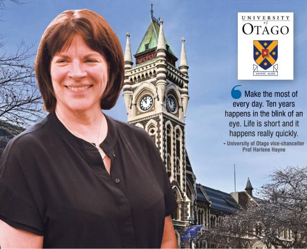 Outgoing University of Otago vice-chancellor Harlene Hayne has delivered her final report to the university council after a decade at the helm. PHOTO: LINDA ROBERTSON AND ODT GRAPHICS