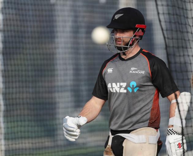 Kane Williamson practices in the nets earlier this year. Photo: Getty Images