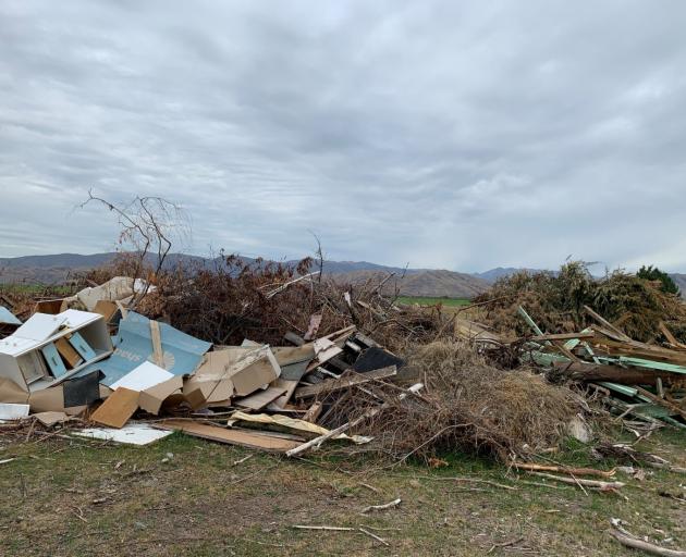 The Waitaki District Council is seeking information on the illegal dumping of a large pile of...