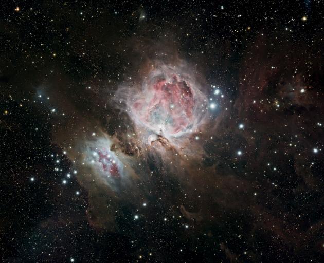 An image of Orion’s Nebula captured by Prof Boyle from his backyard observatory. PHOTO: SUPPLIED
